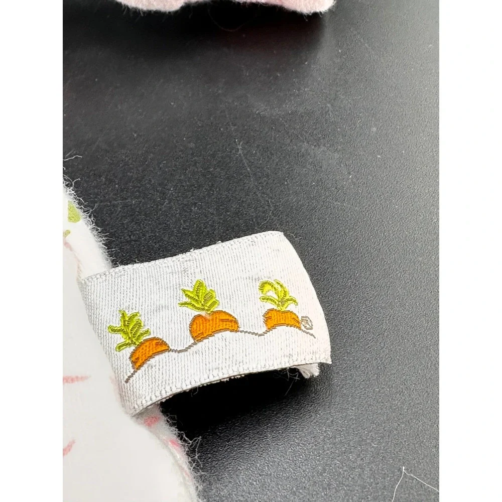 Knotted Rabbit Bunny lovey Bunnies by‎ the Bay Friendship Blossoms RARE Carrots - Picture 5 of 16